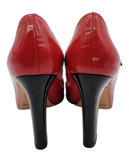 Kate Spade Nouvo Maraschino Red Patent Heels Size 8C/25