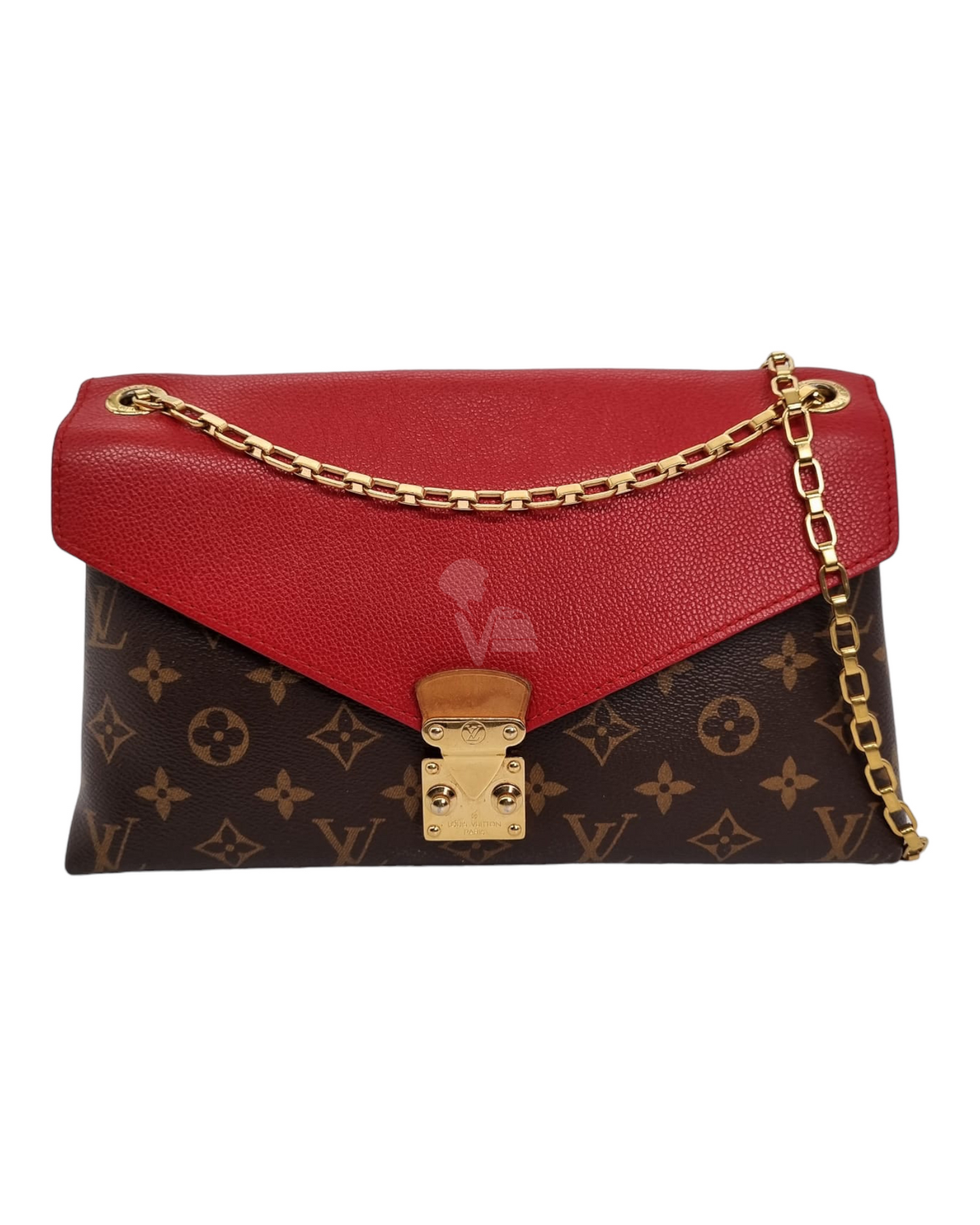 Louis Vuitton Pallas Chain Monogram Cherry 2016 Size 27x5x17