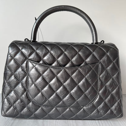 Chanel Coco Handle Medium Mettalic Aged Calfskin RHW #29