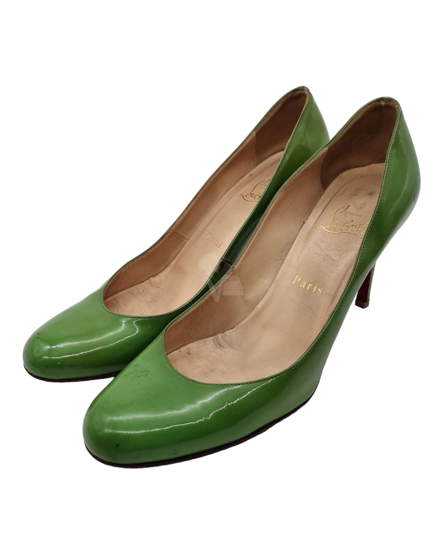 Christian Louboutin Heels Patent Green Size 39/26