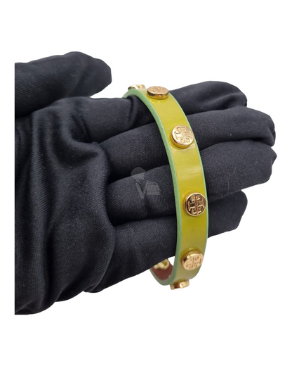 Tory Burch Jewelry Leather Bracelet Green P. 39