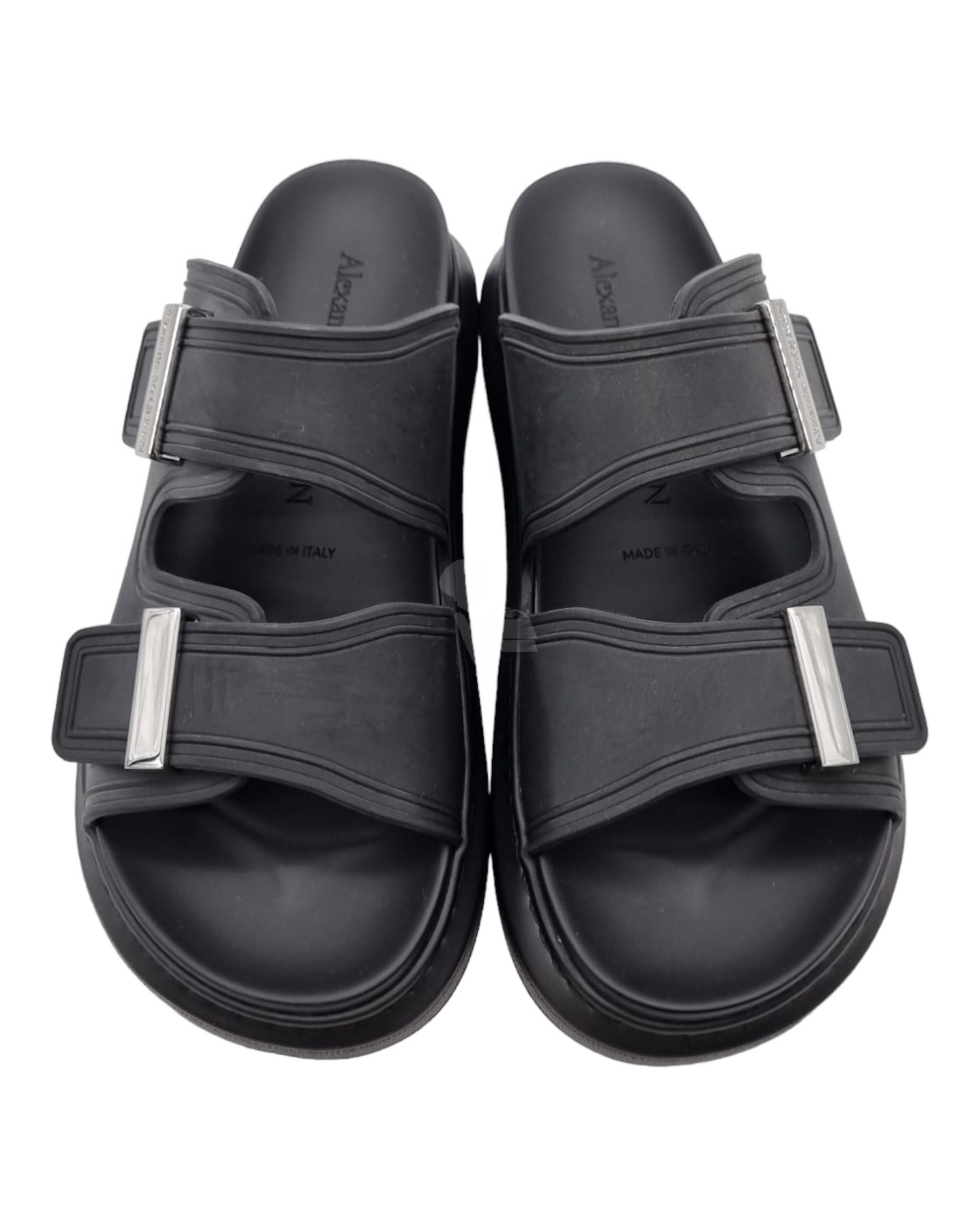 Alexander McQueen Sandal Rubber Birke Black