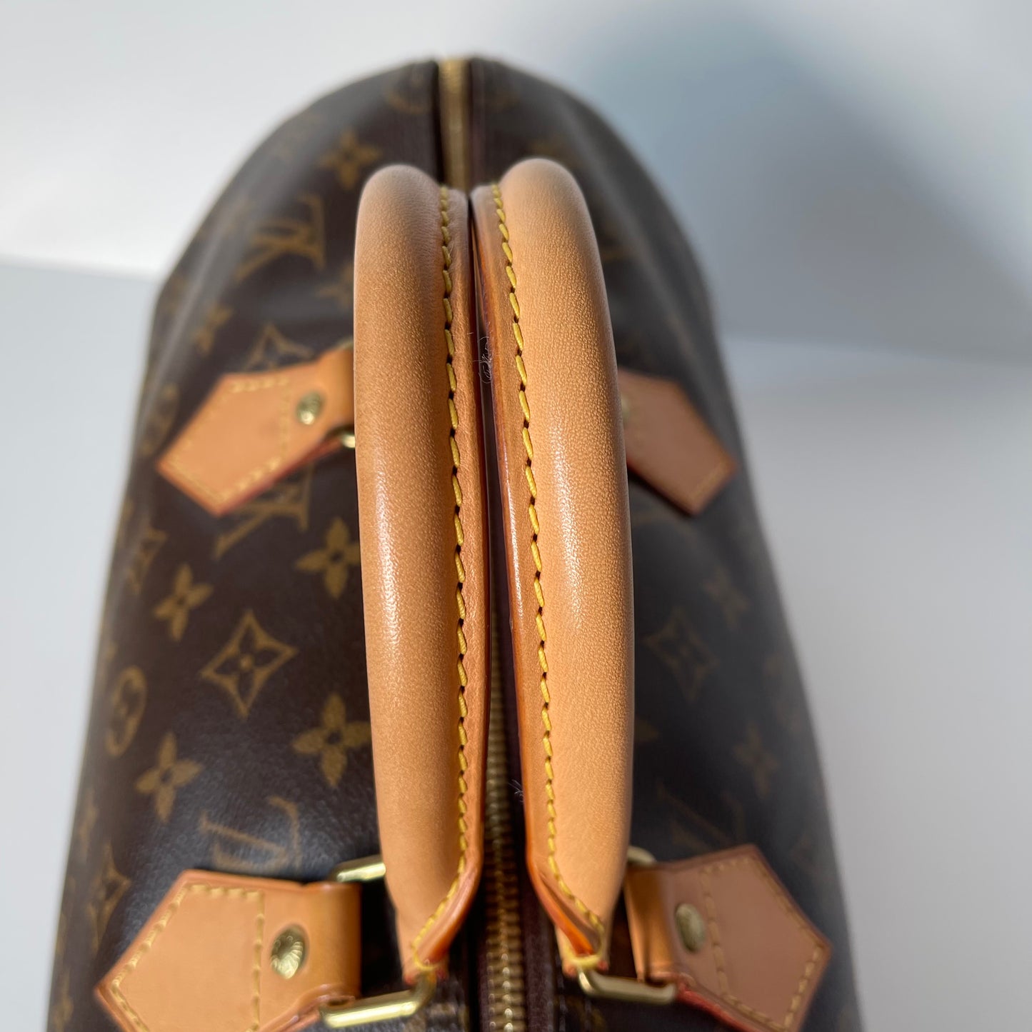 Louis Vuitton Speedy Bandou 35 Monogram Canvas 2012