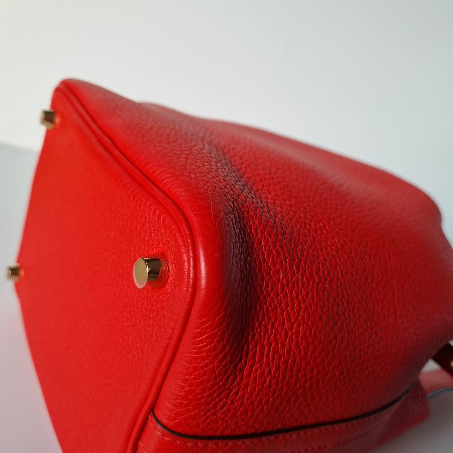 Hermes Picotin 18 Red Tomato Clemence #Y 2020 Size 18x13x18