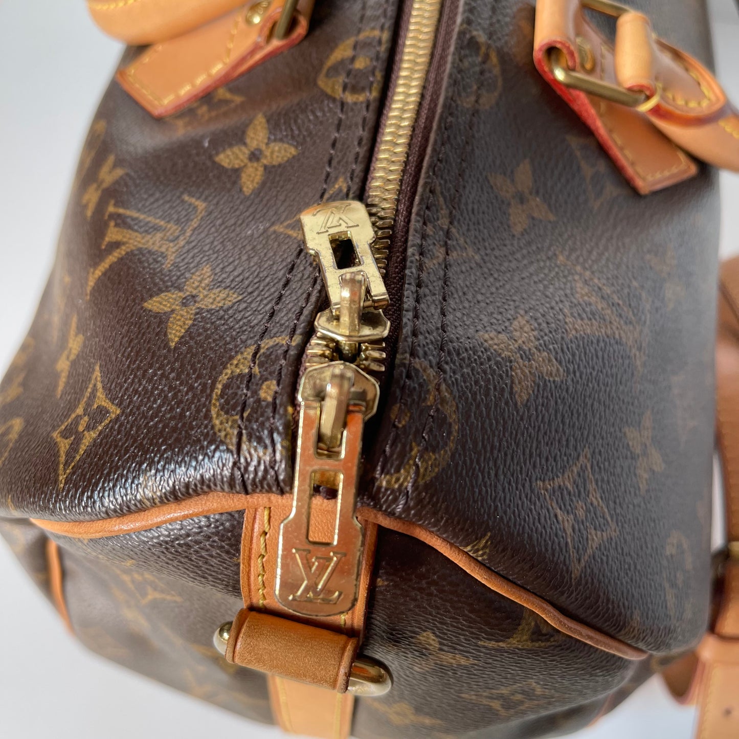 Louis Vuitton Speedy Bandou 35 Monogram Canvas 2012