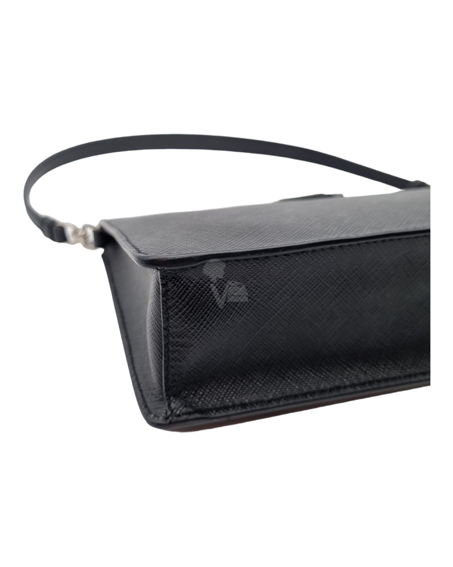 Prada Saffiano Leather Mini Bag Black 2021 Size 20x5x12