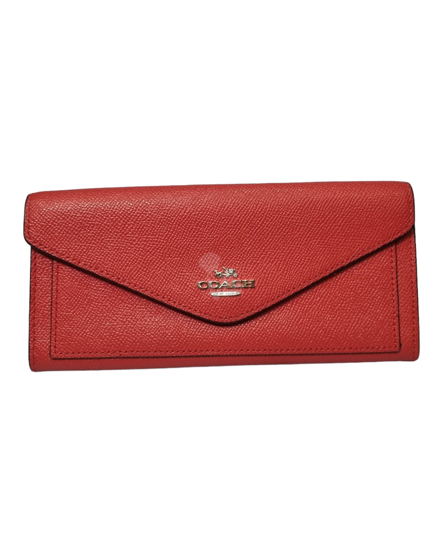 Coach Long Wallet Red Size 19x8