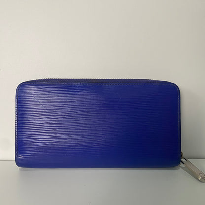 Louis Vuitton Long Wallet Epi Blue 2011