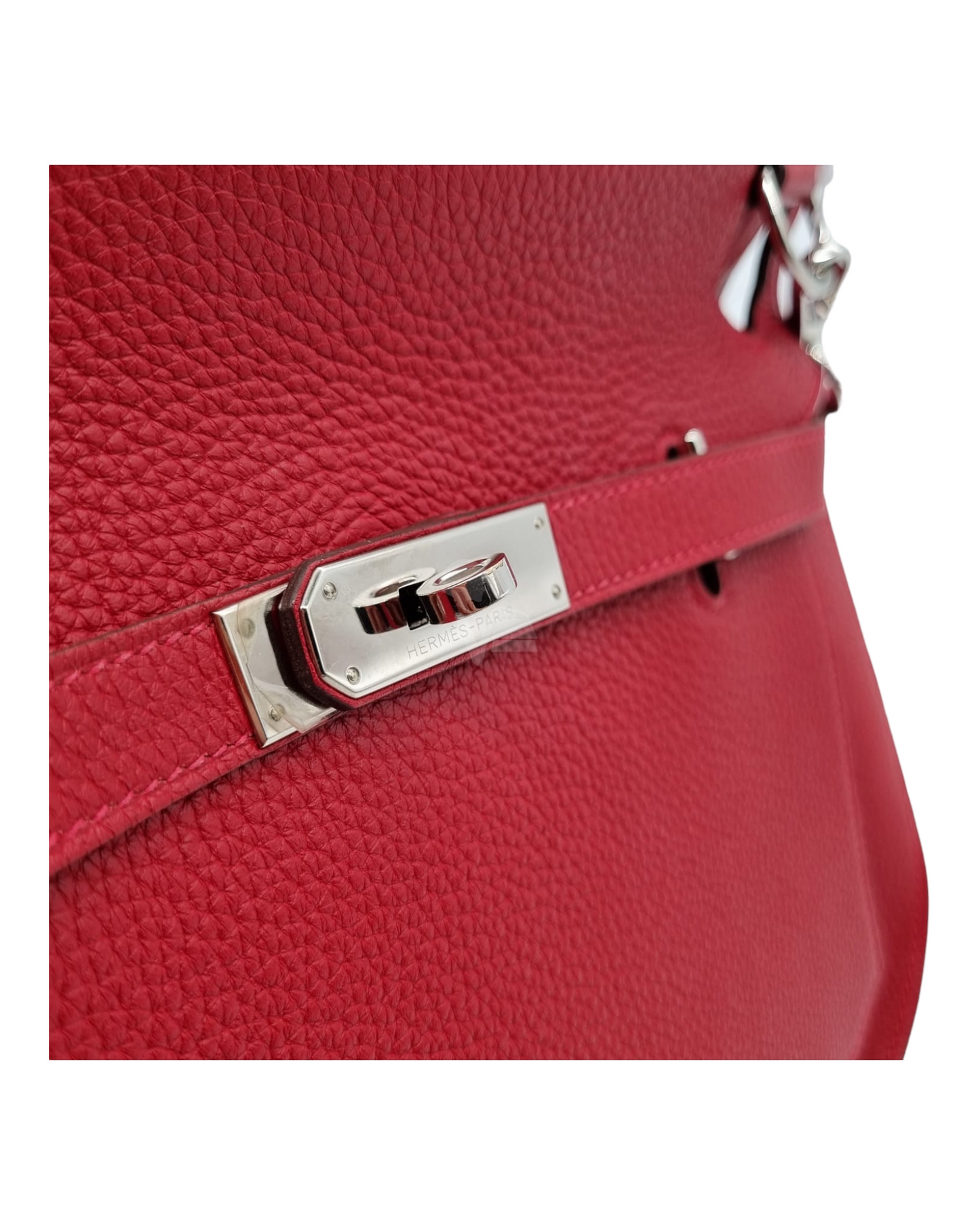 Hermes Jypsiere 28 Rouge Piment Clemence #P 2012 Size 28x12x23