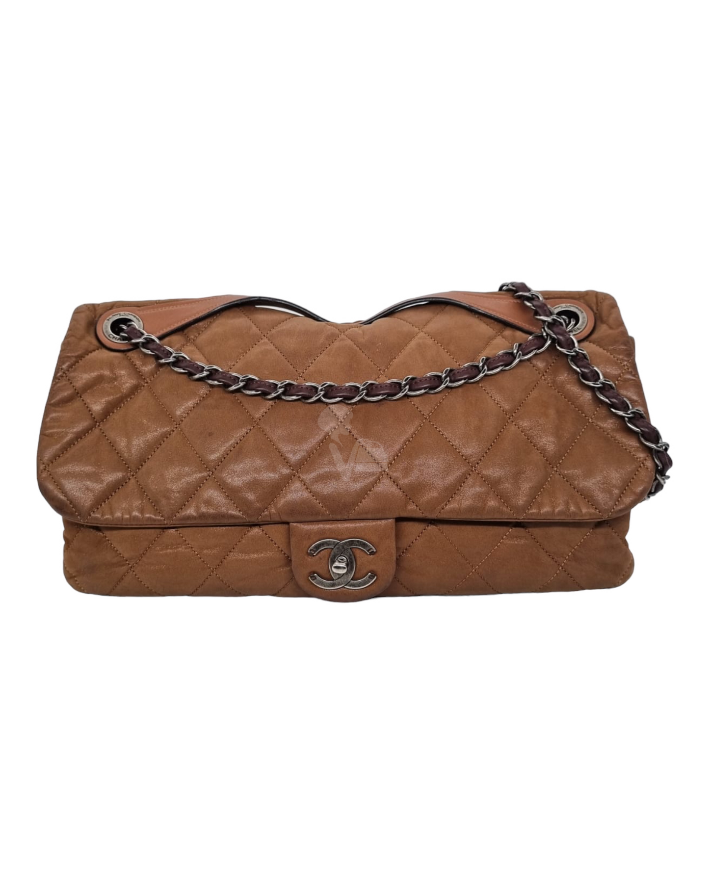 Chanel Flap In The Mix Calfskin Camel RHW #14