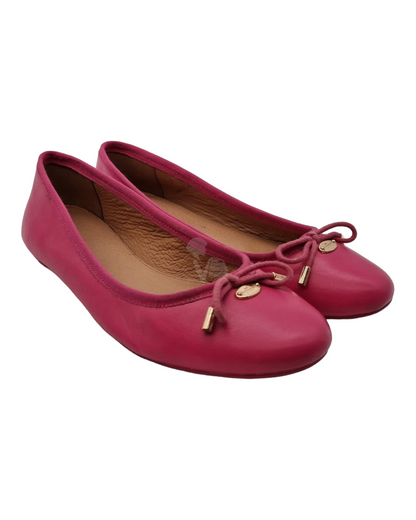 Coach Flat Shoes Fuchsia