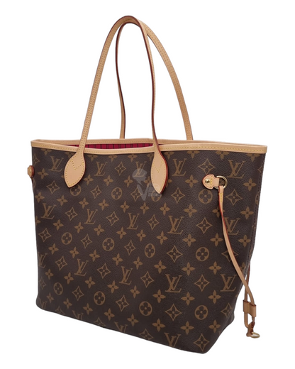 Louis Vuitton Neverfull MM Mono 2023 CHIP NBU Size 32x16x28