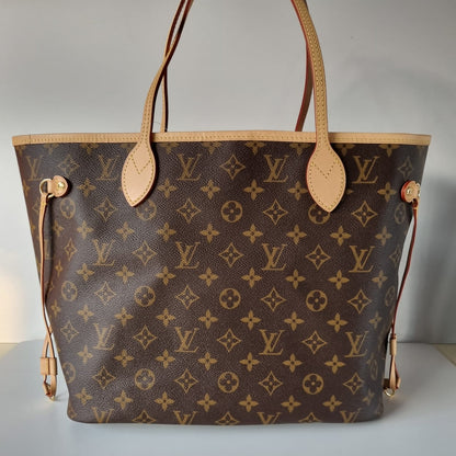 Louis Vuitton Neverfull MM Mono 2023 CHIP NBU Size 32x16x28