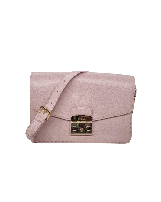 Furla Metropolis Pwder Pink Size 25x8x18