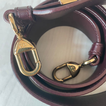 Dior Ladydior Mini Bordeux 2019