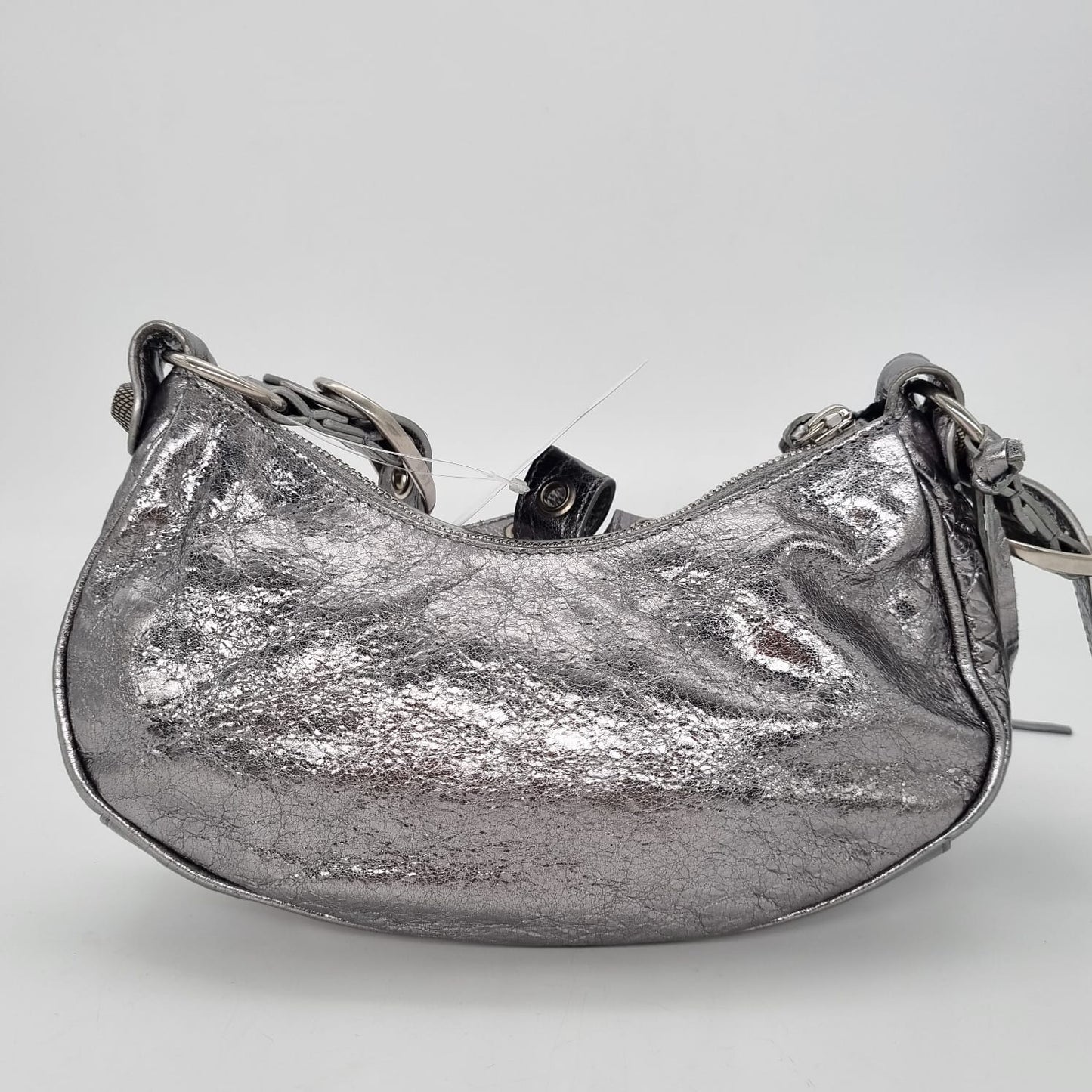 Balenciaga Le Cagole XS Silver Metallic SHW #R 2022