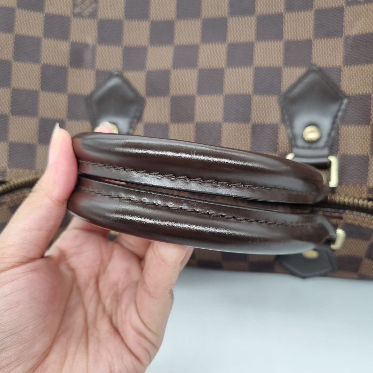 Louis Vuitton Speedy Bandou 35 Damier 2018 size 35x18x26