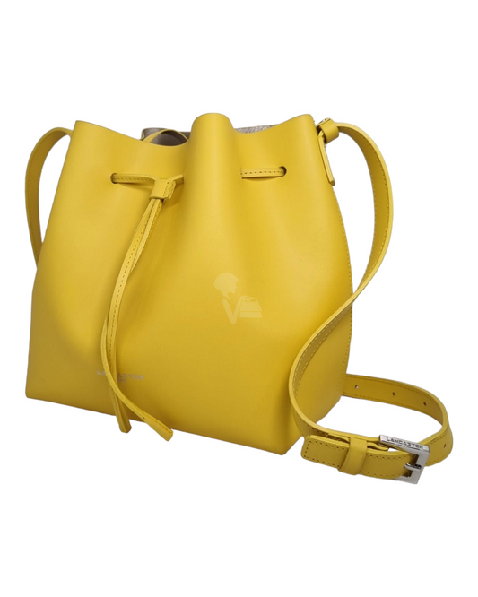 Lancaster Yellow Bucket Bag Size 24x13x24