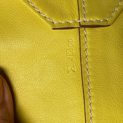 Hermes Sens Etoupe Lime Clemence Leather #O 2011