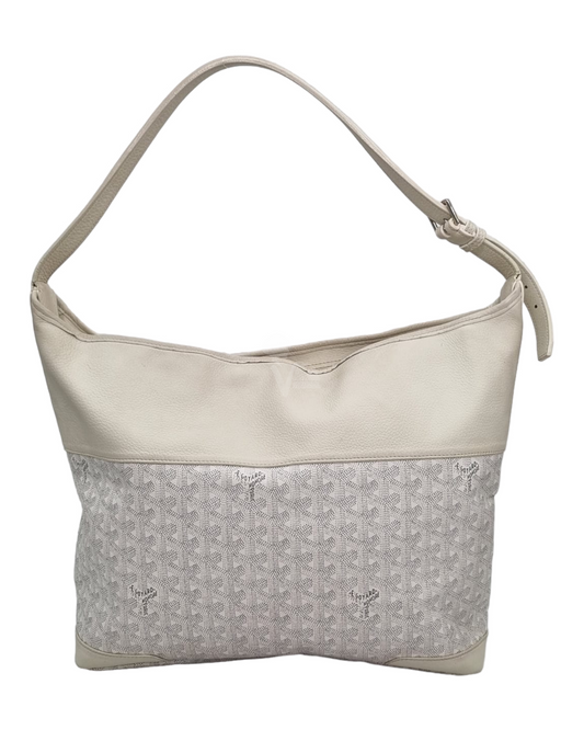 Goyard Grenadine Shoulder Bag Ivory 2011 Size 34x12x31