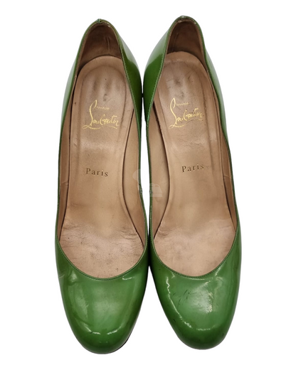 Christian Louboutin Heels Patent Green Size 39/26