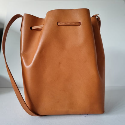 Mansur Gavriel Bucket Bag Tan Size 23x15x30