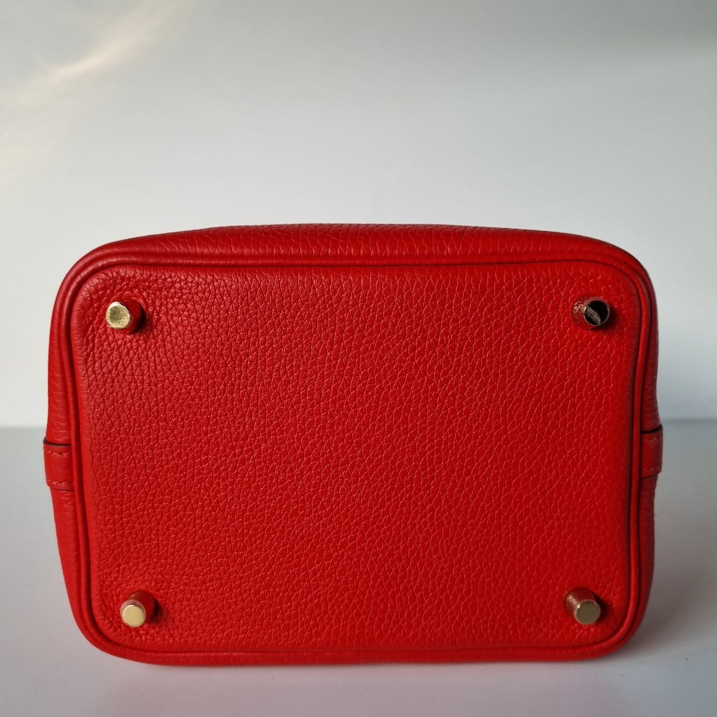 Hermes Picotin 18 Red Tomato Clemence #Y 2020 Size 18x13x18