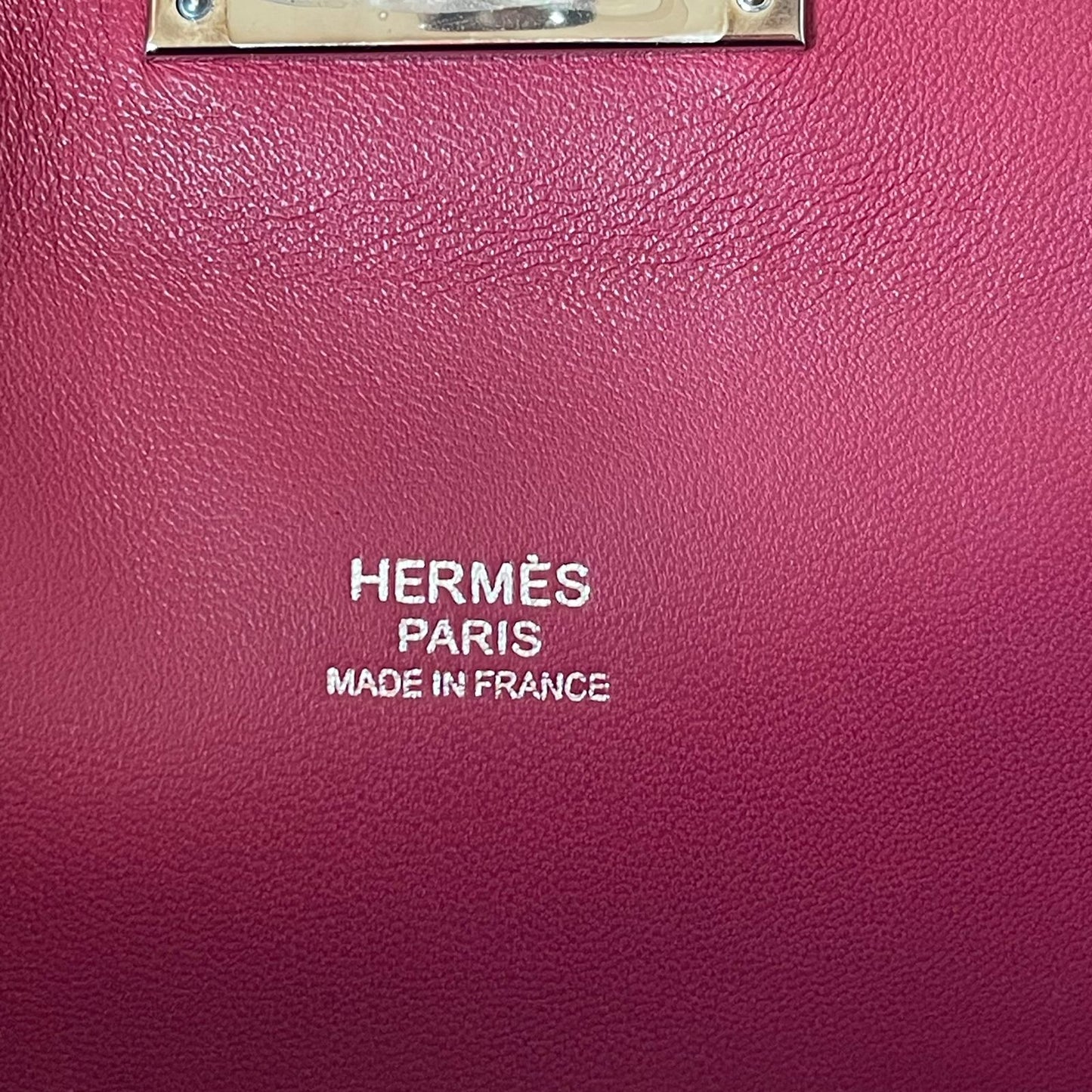 Hermes Toolbox 20 Togo Rouge Grained #X 2016