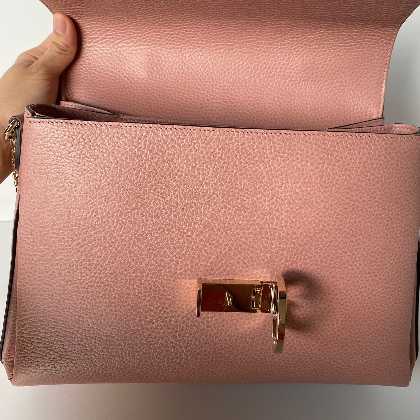 Gucci GG Interlocking Large Top Handle Pink