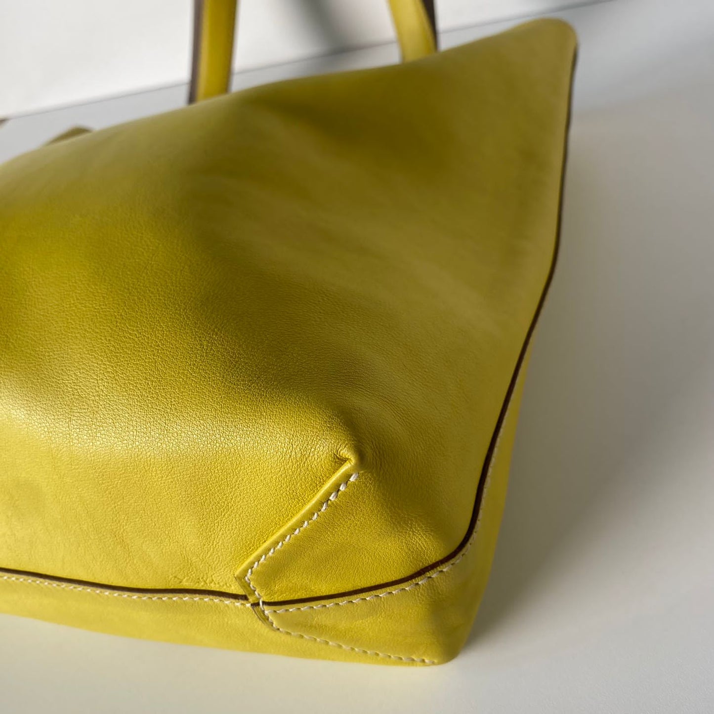 Hermes Sens Etoupe Lime Clemence Leather #O 2011