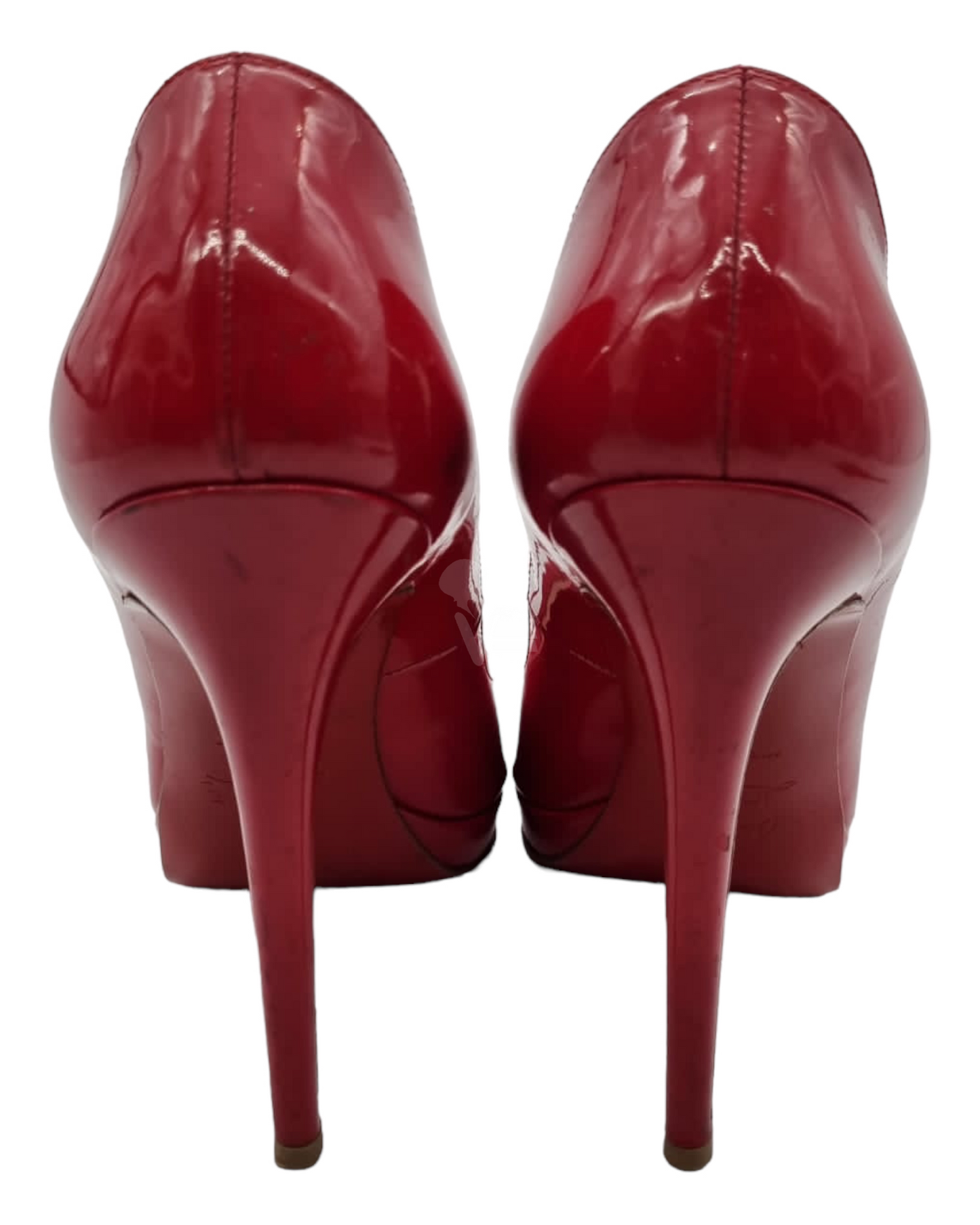 Christian Louboutin Yolanda 120 Patent Calf Red Size 39/25