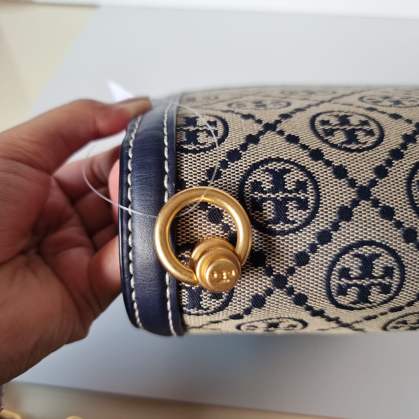 Tory Burch Monogram Jacquard SIze 23x10x18