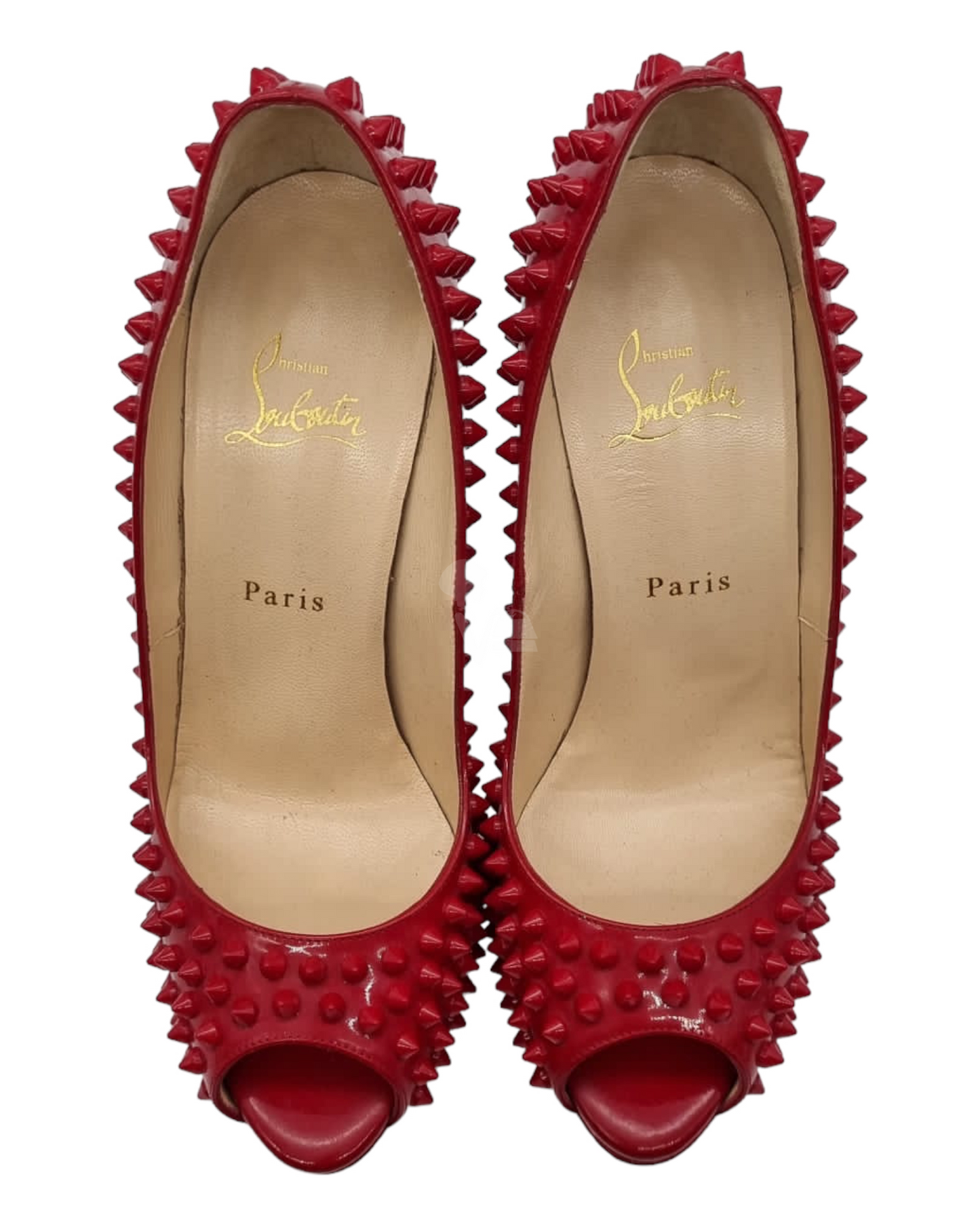 Christian Louboutin Heels Spike Red Size 39,5/25,5