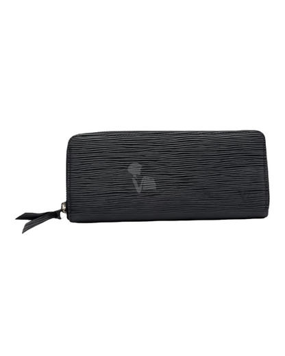 Louis Vuitton Long Wallet Epi Black 2016