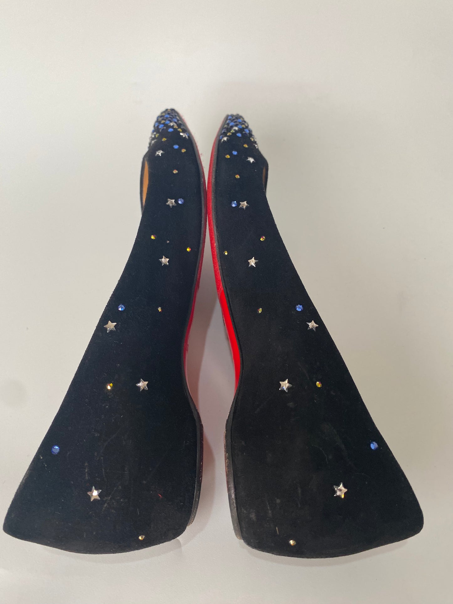 Christian Louboutin Gravitanita Suede Flat Black