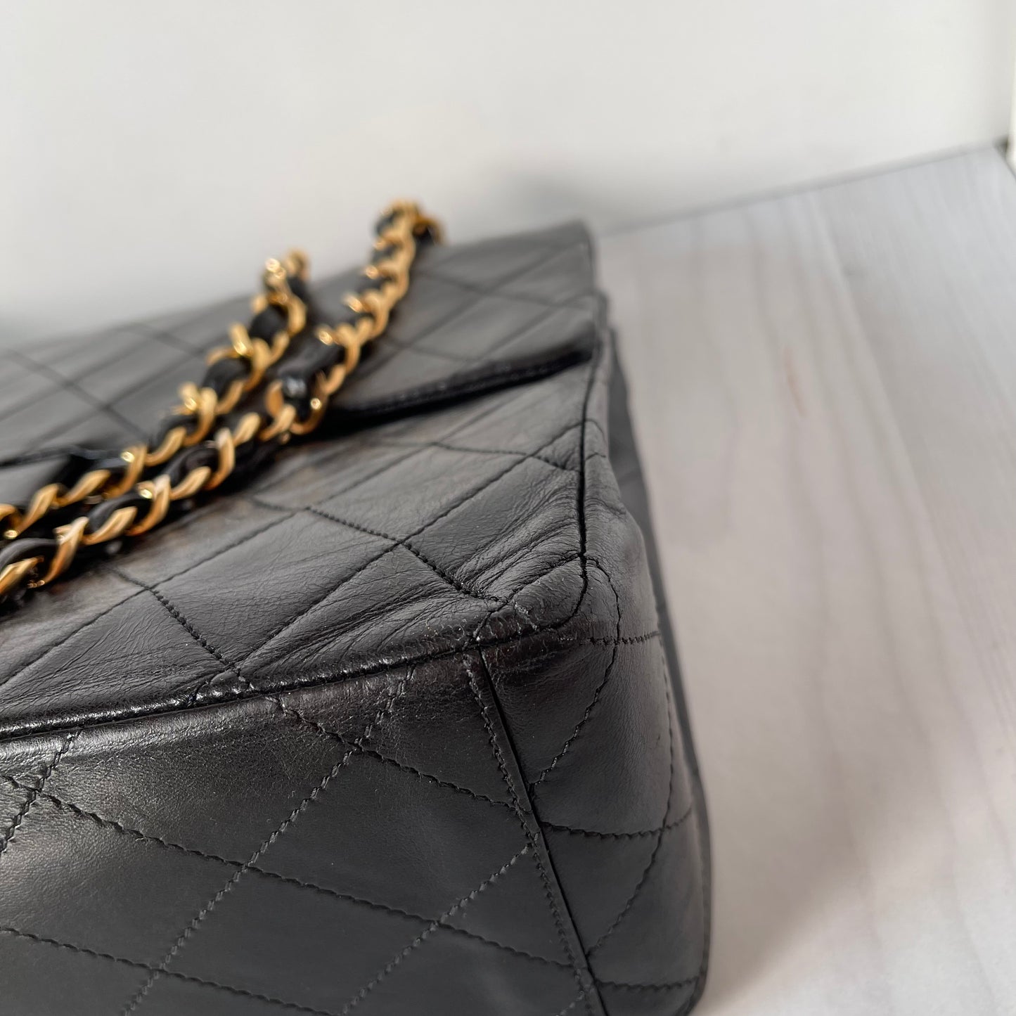 Chanel Maxi Vintage Flap Black #3