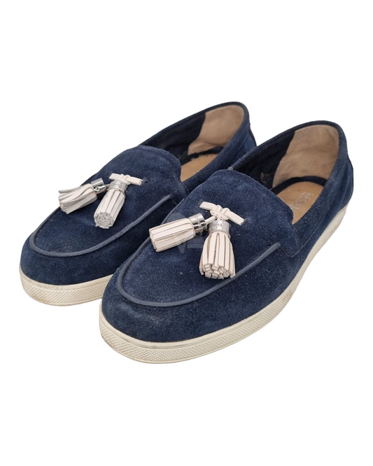 Michael Kors Suede Flat Shoes Navy Size 7 / 25