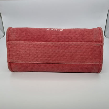 Chanel Deauville Canvas Red SHW #20