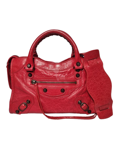 Balenciaga Mini City Red RHW #I 2013