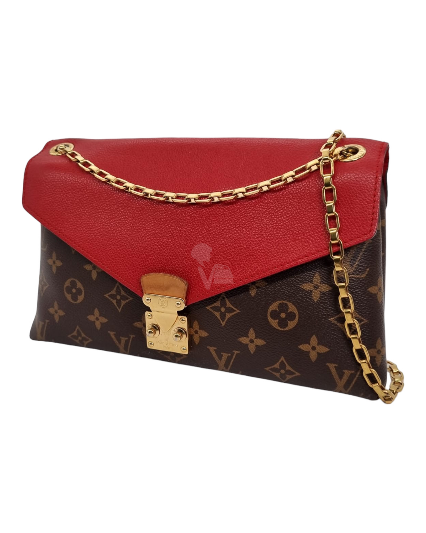 Louis Vuitton Pallas Chain Monogram Cherry 2016 Size 27x5x17