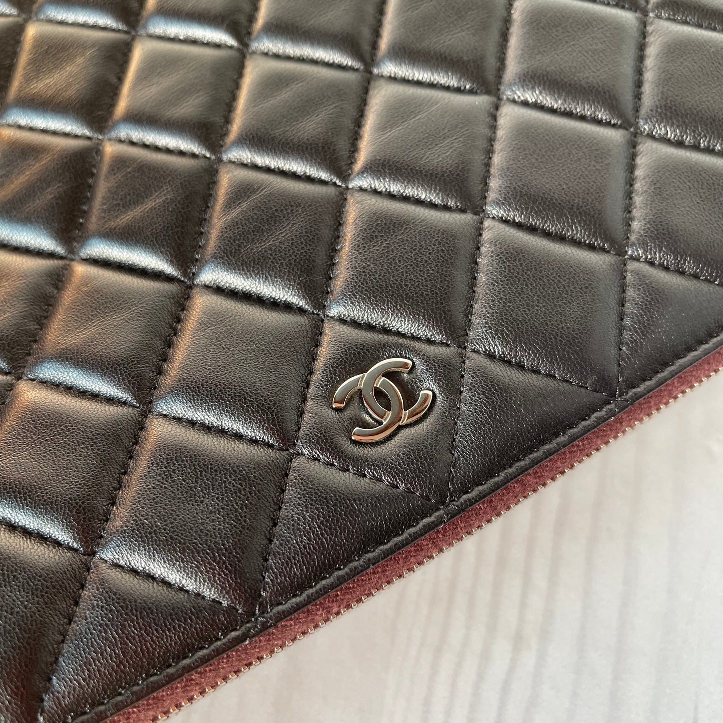 Chanel O Case Black Lambskin #21