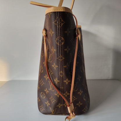 Louis Vuitton Neverfull MM Mono 2023 CHIP NBU Size 32x16x28