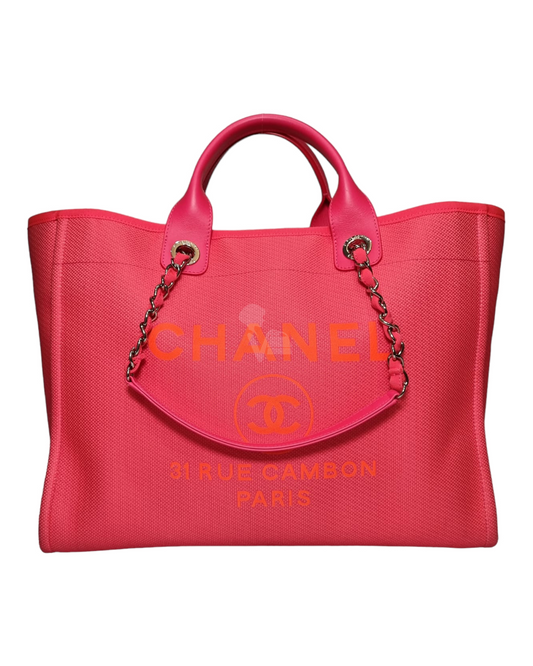 Chanel Deauville Medium Pink Neon #31