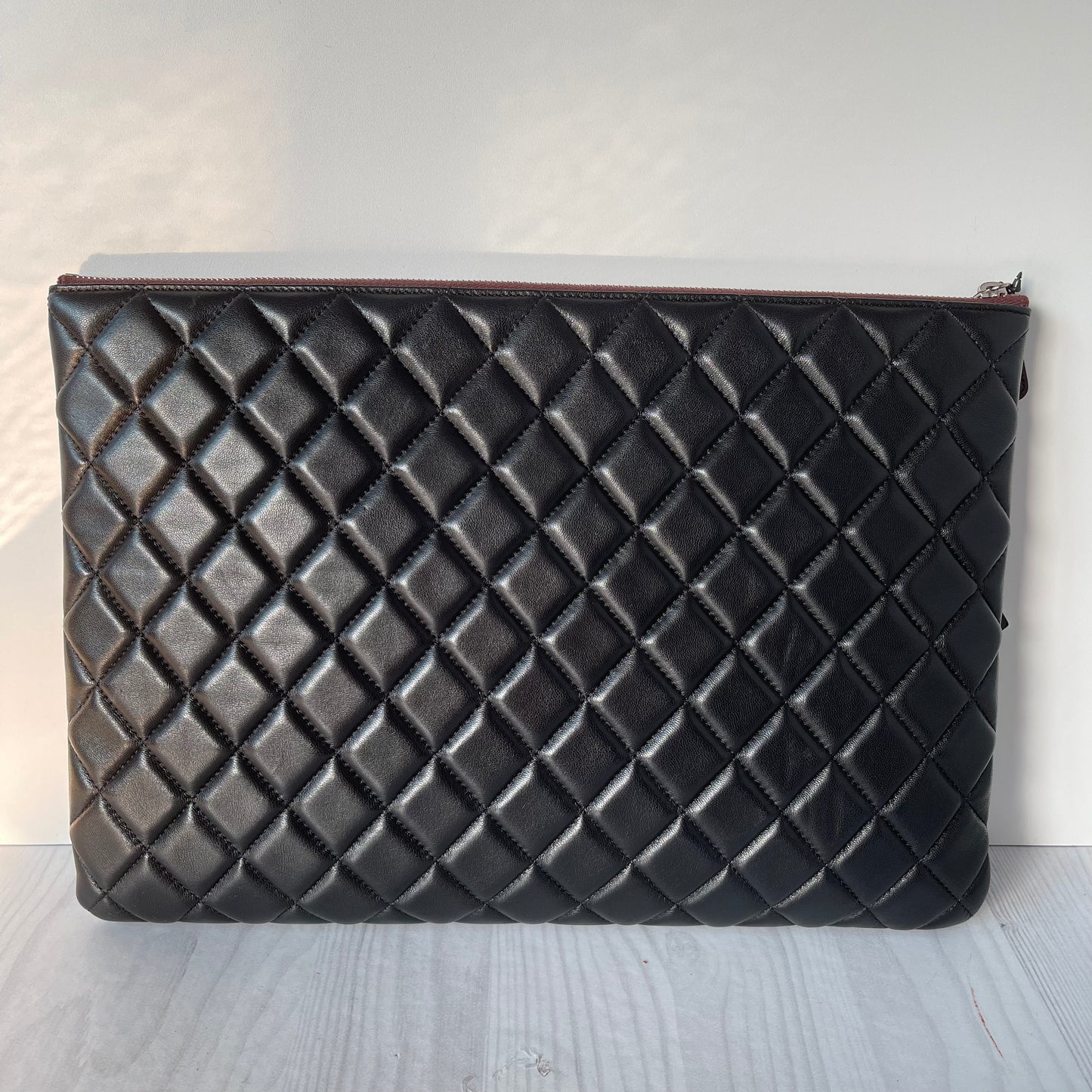 Chanel O Case Black Lambskin #21