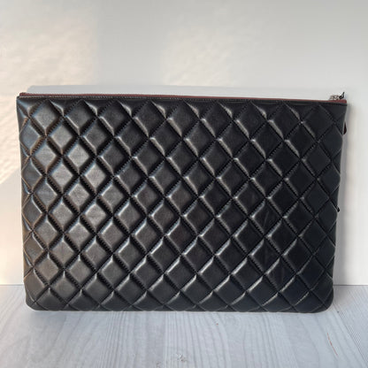 Chanel O Case Black Lambskin #21