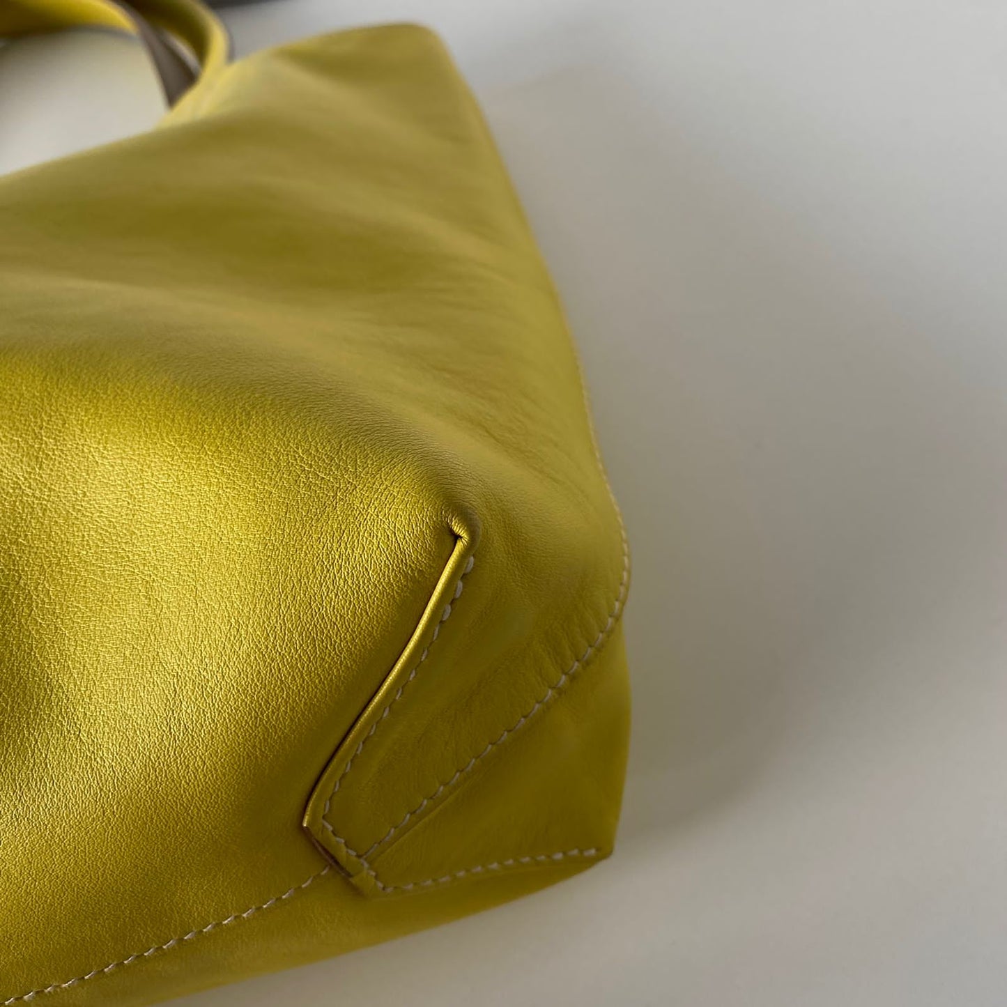 Hermes Sens Etoupe Lime Clemence Leather #O 2011