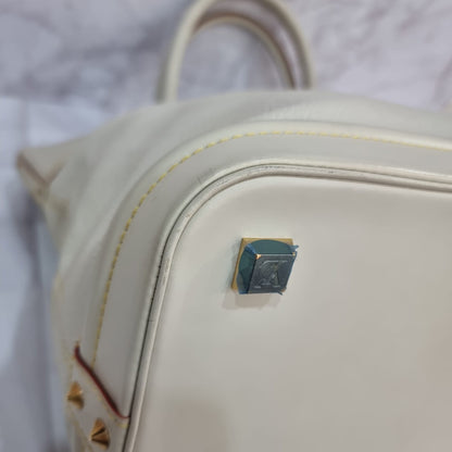 Louis Vuitton Suhali Lockit GM White 2006