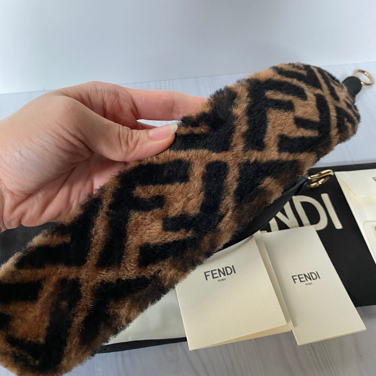 Fendi Peekaboo Regular Montone Macro 2019