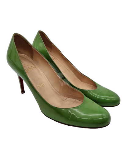 Christian Louboutin Heels Patent Green Size 39/26