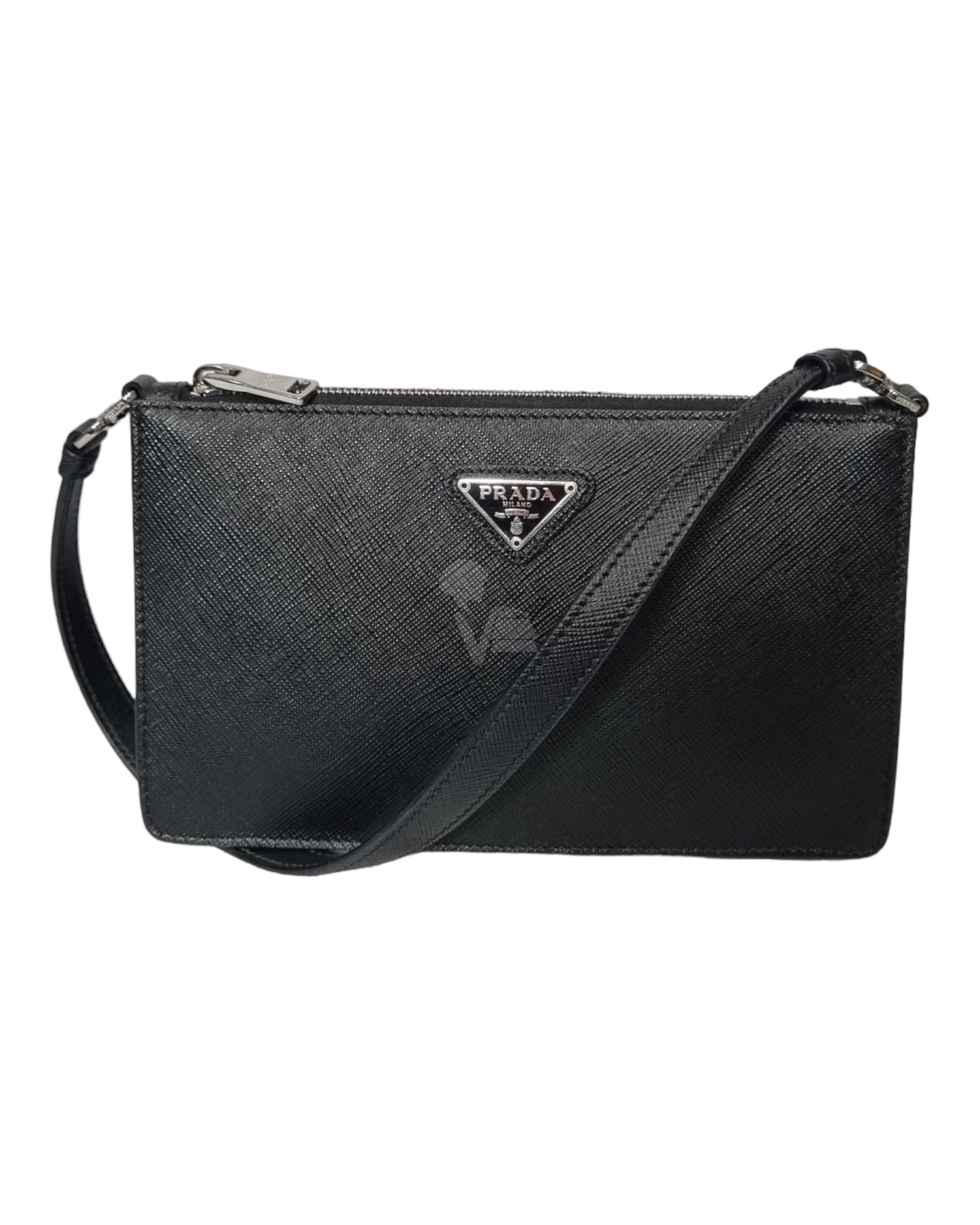 Prada Saffiano Leather Mini Bag Black 2021 Size 20x5x12